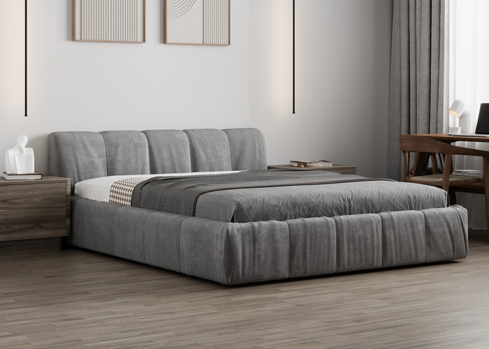 Кровать мягкая Бонни Slim, фото 4 Кровать мягкая Бонни Slim, фото 4