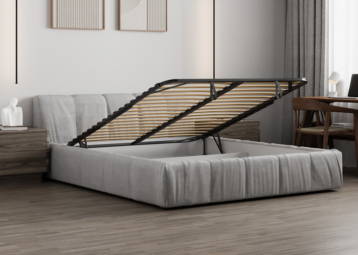 Кровать мягкая Бонни Slim, фото 5 Кровать мягкая Бонни Slim, фото 5